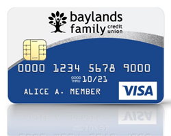 Baylands Family credit union VISA Classic credit card